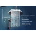 DreamLine SHEN-24355300-HFR-09 Unidoor Plus Frameless Hinged Shower Enclosure  35 1/2 W x 30 3/8 D x 72" H  Satin Black - B075P1HK66